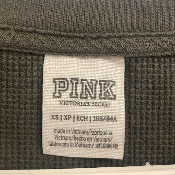 Semi cropped Victoria Secret waffle long sleeve perfect condition. - Picture 3 of 3